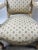 French Louis XV Style Bergère Armchair, Painted Frame, Floral Embroidery, a Pair For Sale - Image 13 of 15