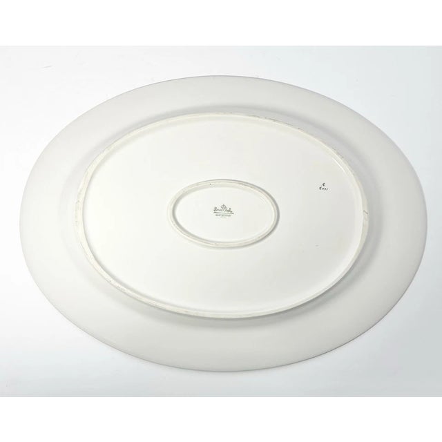 Rosenthal 1960s Rosenthal “Dignity” Oval Bone China Serving Platter For Sale - Image 4 of 5