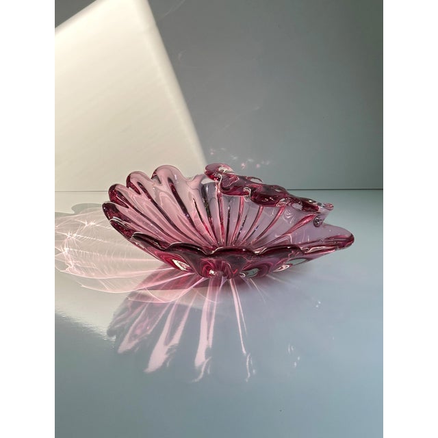 Shell-Shaped Bowl by Formia Vetri Murano, 1970s For Sale - Image 9 of 9