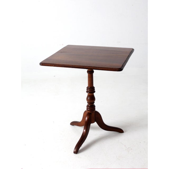 Antique Tilt Top Table For Sale - Image 9 of 12