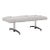 Mid-Century Modern Chrome Bench With Rosewood Inlay, 1970s For Sale