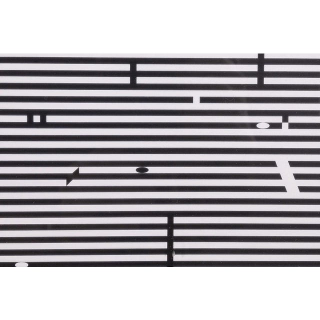 Agam Yaacov Yaacov Agam Double Metamorphosis V Signed Op Art Lithograph HC 9/9 Framed 1970s For Sale - Image 4 of 7