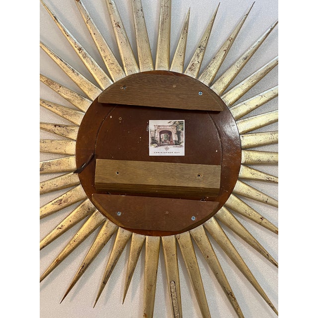 Contemporary Christopher Guy Contemporary Starburst Mirror For Sale - Image 3 of 5