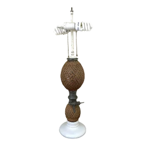 French Briet Brevete Seltzer Bottle Cane Lamp
