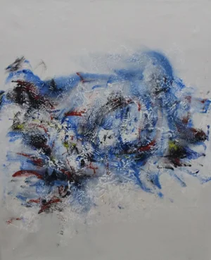 Don Fink, Abstract Expressionist Untitled Composition Painting