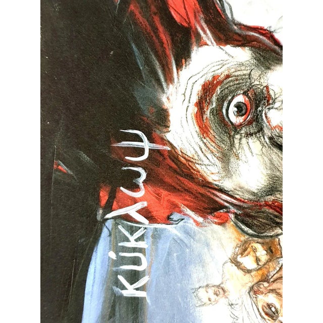 Enki Bilal - Cyclops - Original Lithograph Publisher: Amis du Livre Edition: 240 2012 Dimensions: 42 x 30 cm. Enki Bilal...