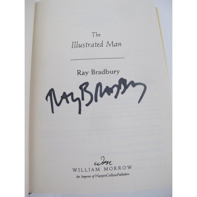 Ray Bradbury Signed 1st Edition 2001 Morrow Illustrated Man Book For Sale - Image 4 of 5