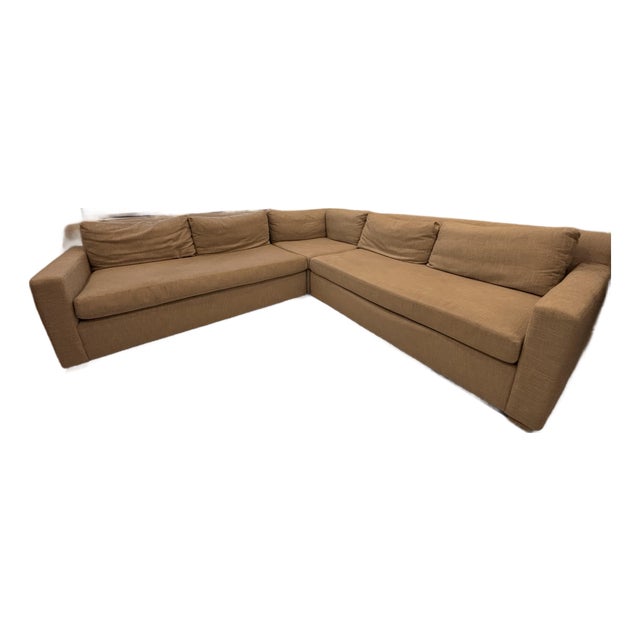 Restoration Hardware Sofa Belgian Slope Track Arm For Sale