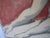 Vintage 1950s Nude Male Portrait Painting Framed Original For Sale - Image 4 of 8
