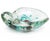 Glass Murano Seguso Dalla Venezia Vintage Italian Art Glass 3 Fish Silver Flecks Green Algae Ashtray Trinket Bowl For Sale - Image 7 of 8