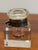 Antique 19th Century Black Lacquer Chinoiserie Inkstand With Cut Glass Inkwell For Sale - Image 13 of 18