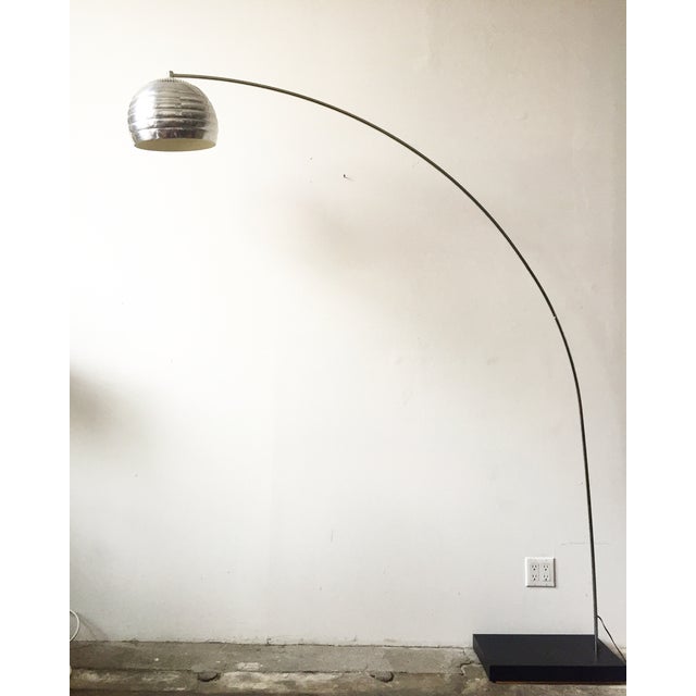 MidCentury Chrome Arc Floor Lamp Chairish