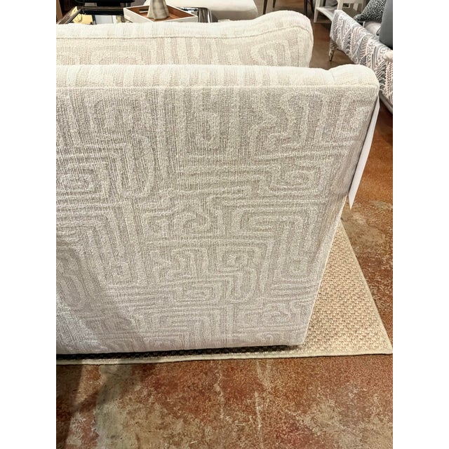 Cream Revelation Little Wave Sectional / Maze Oyster For Sale - Image 8 of 9