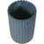 Arne bang stoneware blue vase with fluted design h: 12 x ø: 8 cm. Marked at the bottom with ab. It is missing a number,...