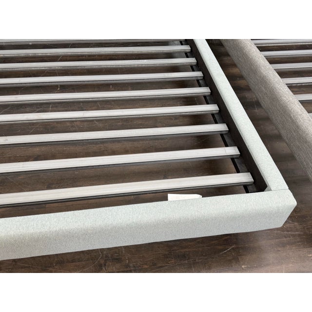 Queen Size Room & Board Hartley Bed Frame For Sale - Image 12 of 12