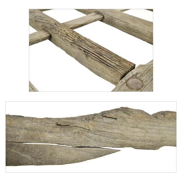 19th Century Wheelbarrow in Wood and Metal For Sale - Image 3 of 7