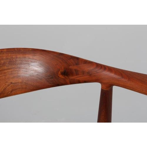 Black PP503 Chair in Walnut and Leather from Hans J. Wegner for PP Møbler, 2000s For Sale - Image 8 of 11