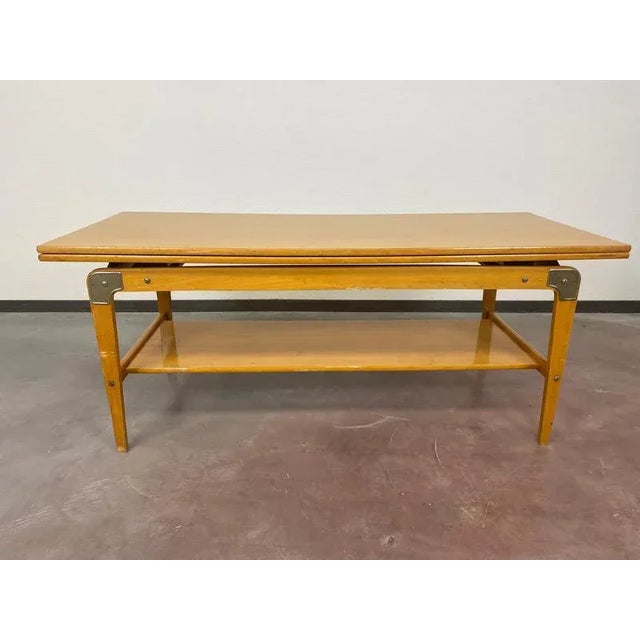 Vintage Adjustable Conference Table, 1960s For Sale - Image 3 of 14
