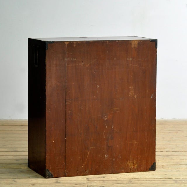 Japanese Tansu Chest of Drawers, 1890s For Sale - Image 11 of 12