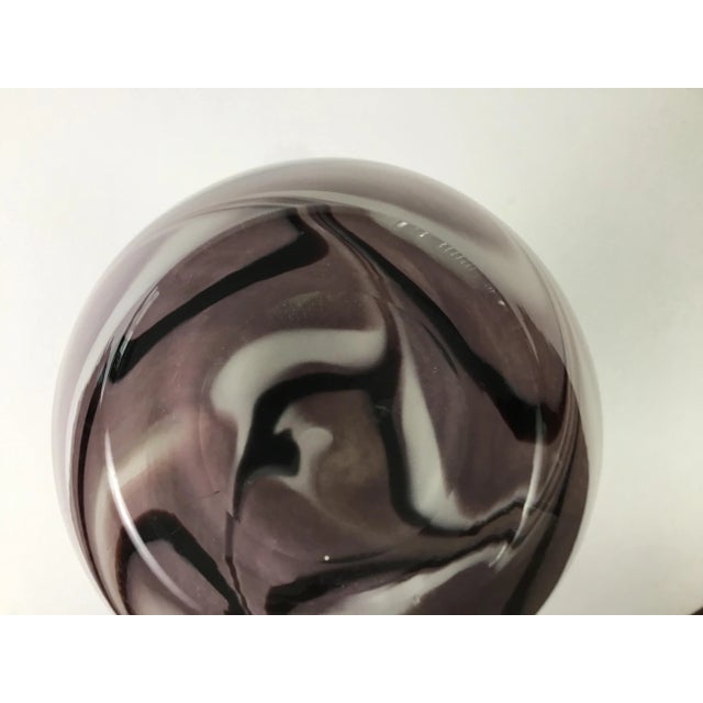 1970s Vintage 1970s Hand Blown Large Vase For Sale - Image 5 of 6