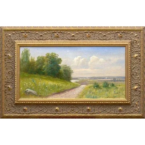 Voronkov, Spring Landscape, Oil on Canvas For Sale - Image 4 of 4
