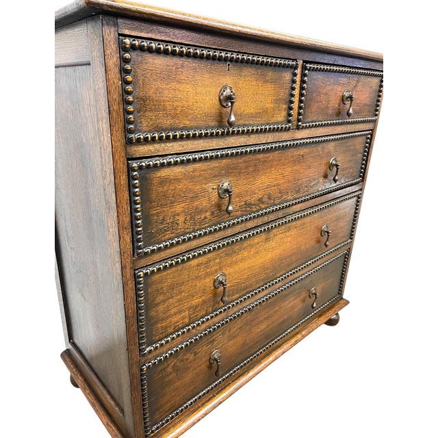 Early 20th Century English Chest of Drawers by Hansford Bros., Ryde Isle of Wight For Sale - Image 4 of 13
