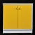 Restored 1970s Yellow and White Broyhill Chapter One Record Media Cabinet For Sale - Image 6 of 14