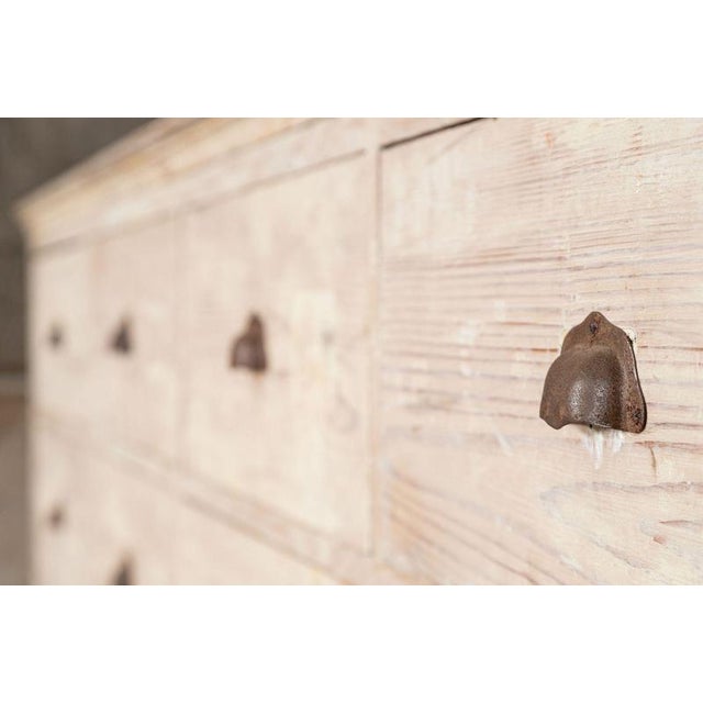 Antique French Pine Chest of Drawers, 1880 For Sale - Image 11 of 14