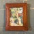1940’s Original Impressionist Figures in Landscape Painting Tabletop Frame For Sale - Image 4 of 4