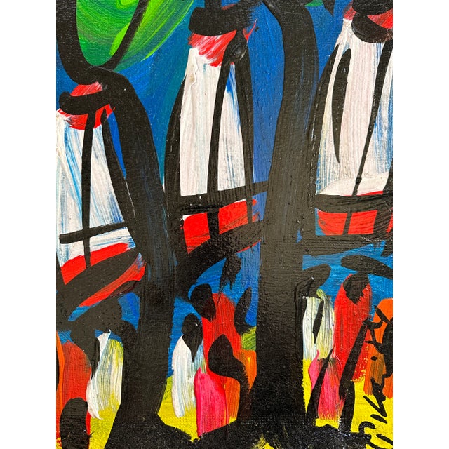 Abstract Sailboats, Peter Keil, 1984 For Sale - Image 3 of 9