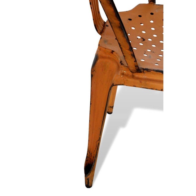 Vintage Iron Chairs, 1940s, Set of 3 For Sale - Image 4 of 5