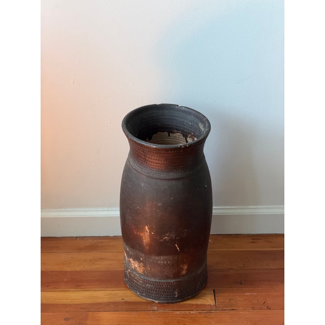 Large African Folk Art Earthenware Vessel | Early 20th Century For Sale - Image 10 of 15