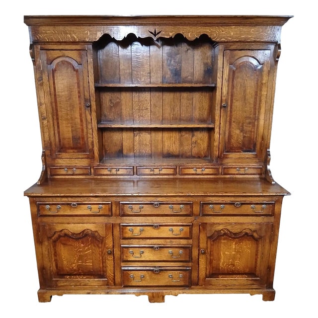 Mid-Century Victorian Oak Dresser from Ipswich, 1950 For Sale