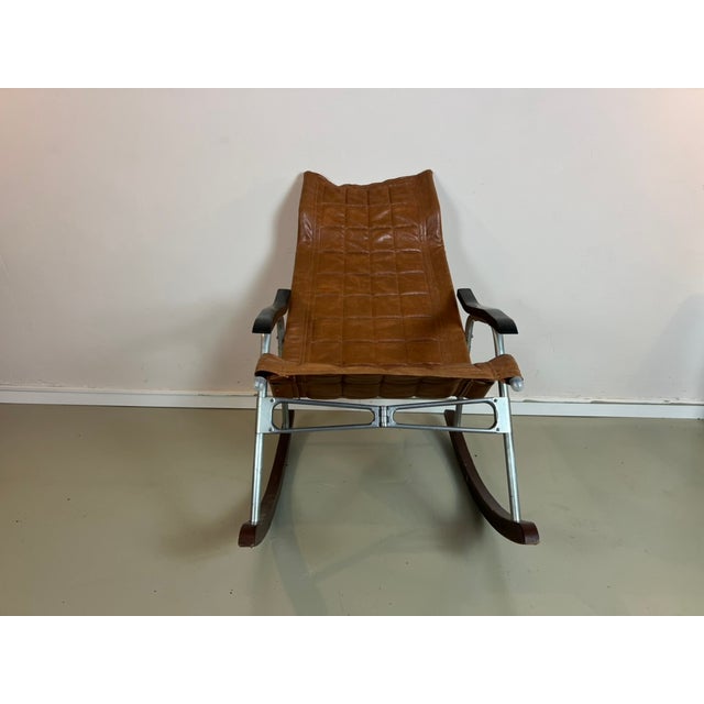Mid-Century Modern Rocking Chair by Takeshi Nii, Japan, 1950s For Sale - Image 3 of 11