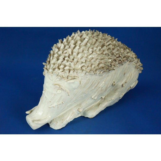 20th Century Majolicated Ceramic Wild Boar Cub by Emilia Palomba, Italy For Sale - Image 11 of 18