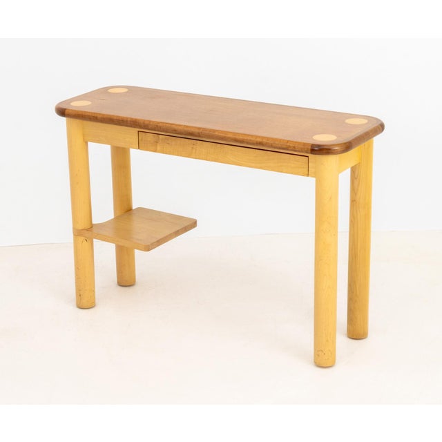 Modern Maple L-Shaped Desk For Sale - Image 11 of 16
