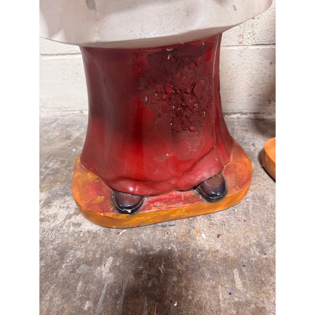 1950s Concrete Christmas Carolers - A Pair For Sale - Image 4 of 8