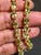 Green 15 Carat Genuine Natural Pear Shape Peridot Tennis Bracelet 14 Karat yellow gold For Sale - Image 8 of 18