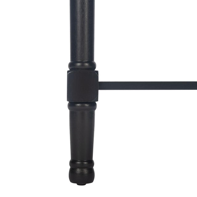 Haines 1 Drawer Accent Table in Black For Sale - Image 9 of 11