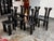 Black Pierre Cardin for Roche Bobois Vintage Black Lacquer Dining Set, Set of Nine For Sale - Image 8 of 12
