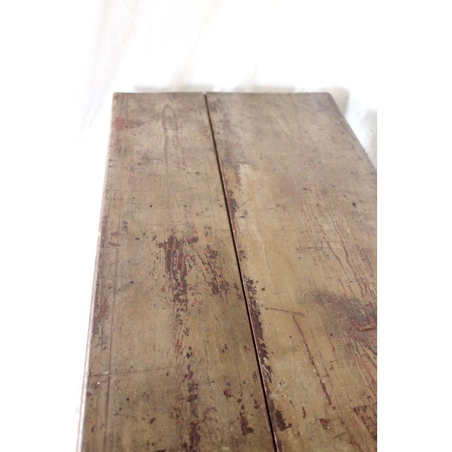A rustic farmhouse or harvest table perfect for family gatherings. If you are looking for a sturdy table for gatherings...