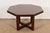 Frank Lloyd Wright Style Mid-Century Modern Oak X-Base Dining Table, Newly Refinished For Sale - Image 12 of 12