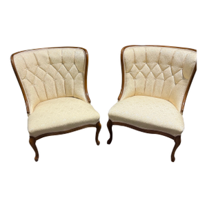Tufted Back Accent Chairs