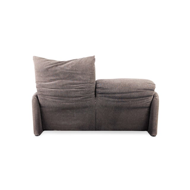 Gray Maralunga Two-Seater Sofa by Vico Magistretti for Cassina For Sale - Image 8 of 10