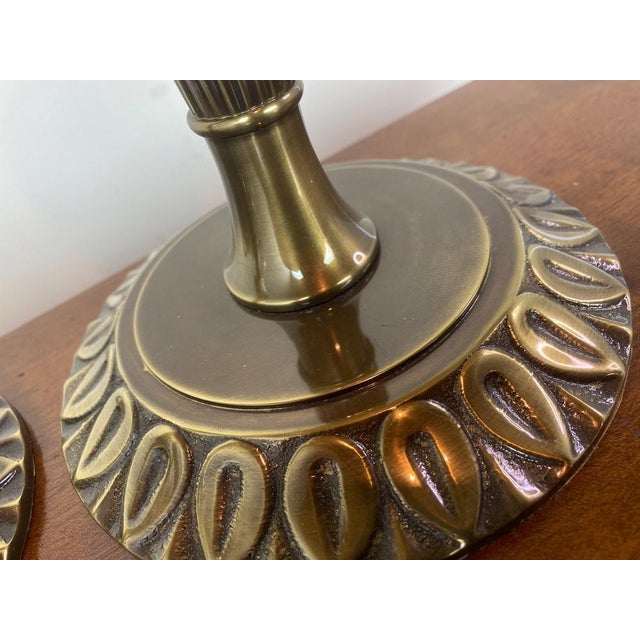 Empire Brass Table Lamps, 1970s, Set of 2 For Sale - Image 11 of 15