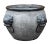 Chinese Gray Stone Planter For Sale