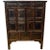 Wood Antique Brown Lacquered Chinese Cabinet With Doors and Drawers From the 1800s For Sale - Image 7 of 7