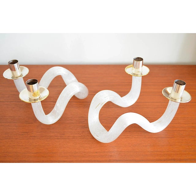 Murano Glass Snake Candlesticks, 1960s, Set of 2 For Sale - Image 12 of 12