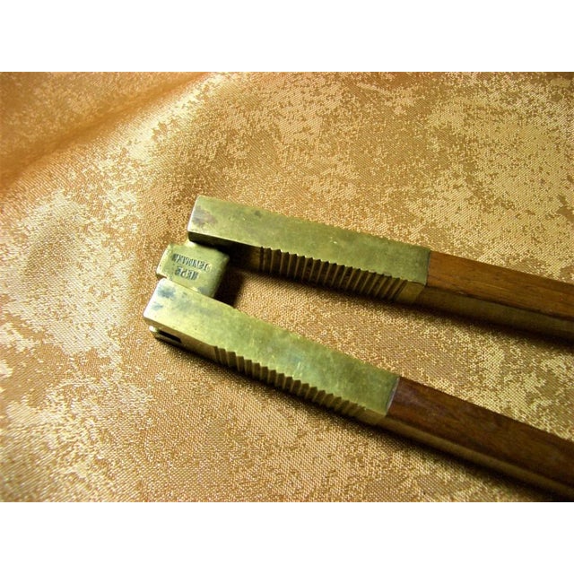 Mid-Century Modern Vintage Art Deco Nutcracker in Bronze and Teak, 1960s For Sale - Image 3 of 4