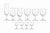 Set of 10 Vintage Cordial Stemware Glasses - Assorted Sizes Clear Glass For Sale - Image 10 of 10